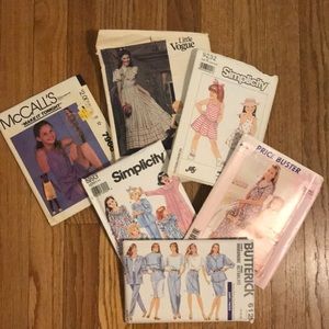 1980’s- 1990’s fashion sewing pattern bundle